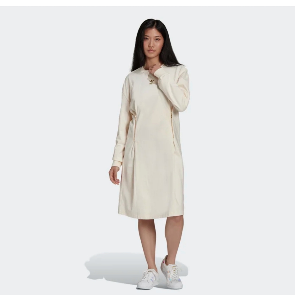Adidas Long Sleeve Zipper Dress - Picture 7 of 8